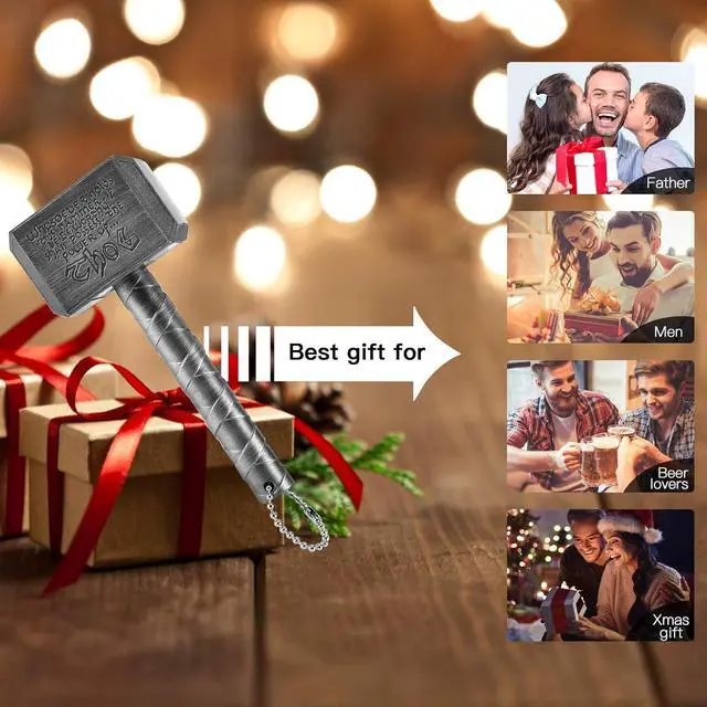 Alt view image 5 of 7 - Lmaytech Beer Bottle Opener, Gifts for Men, Dad, Him, Husband, Boyfriend