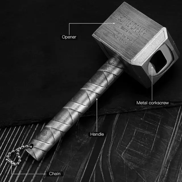 Alt view image 7 of 7 - Lmaytech Beer Bottle Opener, Gifts for Men, Dad, Him, Husband, Boyfriend