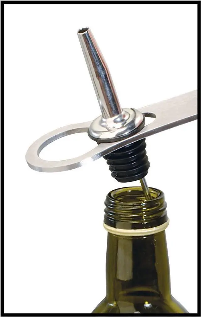 Alt view image 2 of 3 - Thirsty Rhino Badak Bottle Opener and Pour Spout Remover, Brushed Silver (Set of 1)