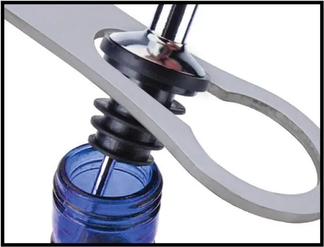 Alt view image 3 of 3 - Thirsty Rhino Badak Bottle Opener and Pour Spout Remover, Brushed Silver (Set of 1)