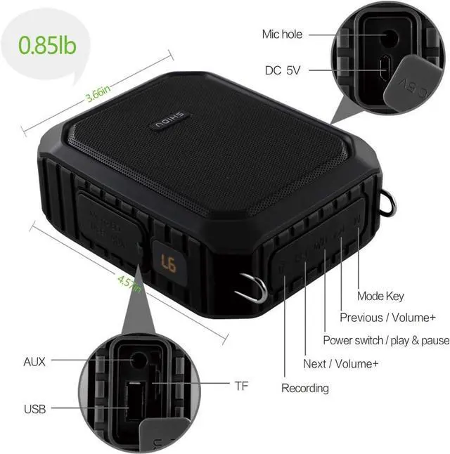 Alt view image 7 of 7 - Voice Amplifier Wireless for Teachers, 18W Personal PA System Ultra-Portable Megaphone with Wireless Microphone Headset, IPX5 Waterproof 5.0 Bluetooth Voice Amplifier Speaker - Indoor & Outdoor