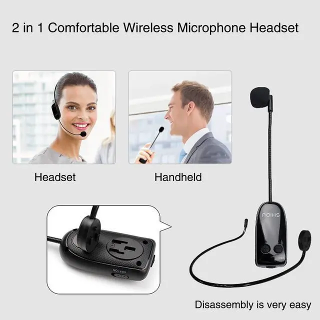 Alt view image 6 of 7 - Voice Amplifier Wireless for Teachers, 18W Personal PA System Ultra-Portable Megaphone with Wireless Microphone Headset, IPX5 Waterproof 5.0 Bluetooth Voice Amplifier Speaker - Indoor & Outdoor