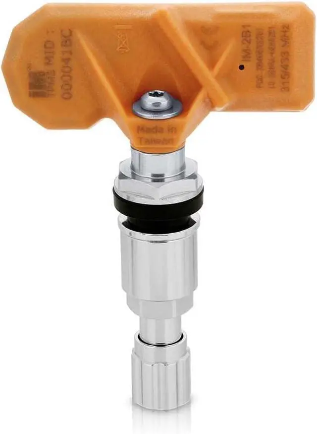 Alt view image 3 of 7 - IM4168 TPMS Sensor 433MHz  Aluminum Stem Tire Pressure Sensors - Pre-Programmed Tire Sensor for Cars - Ready to Install Tpms Sensors Compatible for ALFA Romeo, Aston Martin, Chrysler & More - Pack 4
