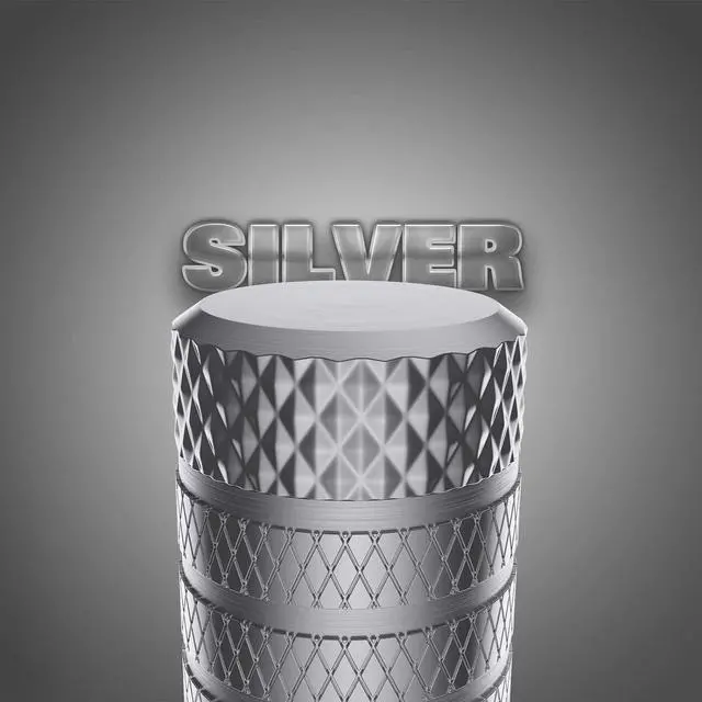 Alt view image 2 of 6 - CKAuto Tire Valve Stem Caps, Aluminum Silver, 4 pcs/Pack | Corrosion Resistant, Universal Stem Covers for Cars Trucks Motorcycles SUVs and Bikes