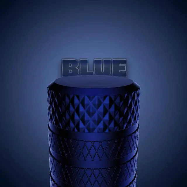 Alt view image 2 of 6 - CKAuto Tire Valve Stem Caps, Aluminum Blue, 4 pcs/Pack | Corrosion Resistant, Universal Stem Covers for Cars Trucks Motorcycles SUVs and Bikes