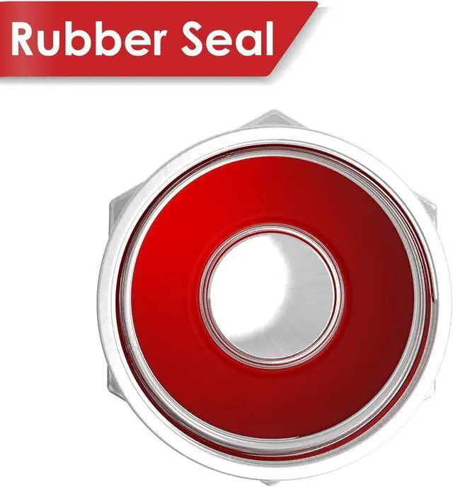 Alt view image 2 of 7 - SAMIKIVA Brass Rubber Seal Tire Valve Stem Caps, Dust Proof Covers Universal fit for Cars, SUVs, Bike and Bicycle, Trucks, Motorcycles Flat Top (Chrome Round Top (8 Pack))