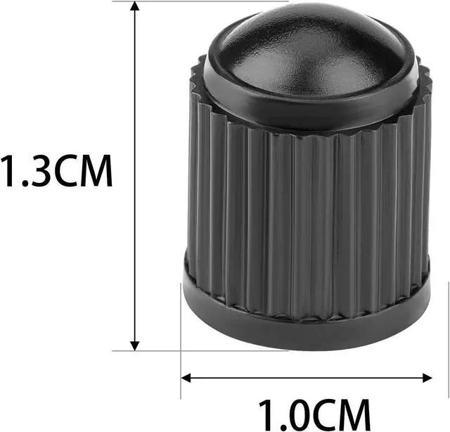 Alt view image 2 of 7 - 150 Pack Valve Stem Caps, Plastic Tire Valve Caps with Rubber Ring | Universal Plastic Valve Stem Caps With Rubber Rings For Cars, Trucks, Motorcycles And Bicycles. Bulk Pack Easy Replacement.