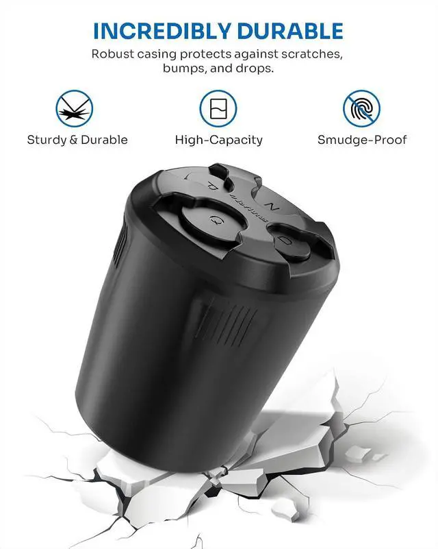 Alt view image 3 of 6 - Universal High Capacity Car Coin Holder for Cup, Change Holder Compatible with Most Trucks Accessories, Sort Penny, Quarter, Dime, Nickels (Black)