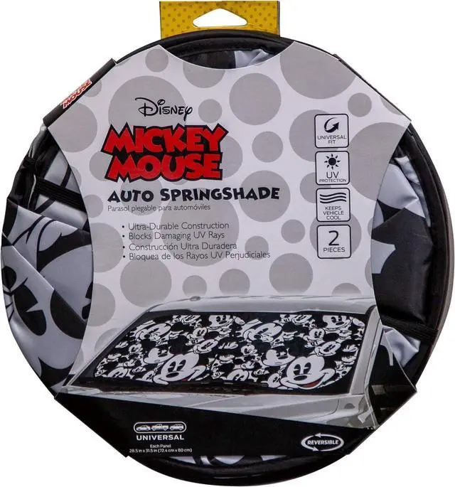Alt view image 3 of 4 - Plasticolor 003780R01 Disney Mickey Expressions Magic Spring Sunshade, 2 Piece