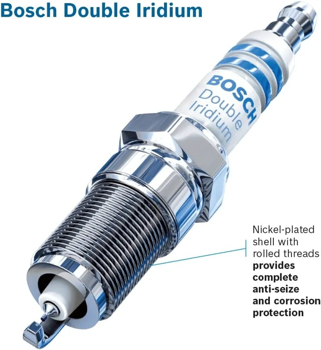 Alt view image 6 of 7 - 96337 OE Fine Wire Double Iridium Spark Plug - Pack of 4