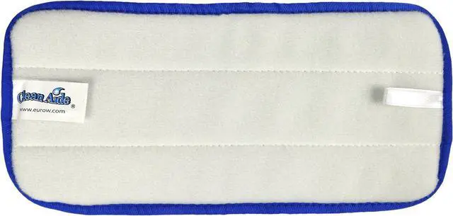 Alt view image 3 of 4 - All-Purpose Microfiber Twist Yarn Mop Pads for Dust, Dirt & Pet Hair, Hook & Loop Backing, Machine Washable & Reusable, Home & Commercial Cleaning, 10-Inch, 6-Pack, Blue