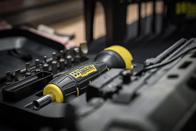 Alt view image 3 of 7 - Digital Firearms Accurizing Torque Wrench with Interchangeable Bits and LCD Display for Firearm Maintenance and Gunsmithing