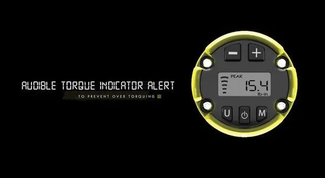 Alt view image 5 of 7 - Digital Firearms Accurizing Torque Wrench with Interchangeable Bits and LCD Display for Firearm Maintenance and Gunsmithing