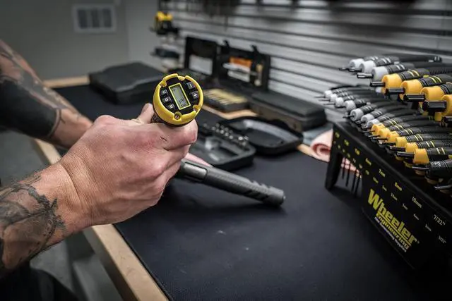 Alt view image 7 of 7 - Digital Firearms Accurizing Torque Wrench with Interchangeable Bits and LCD Display for Firearm Maintenance and Gunsmithing