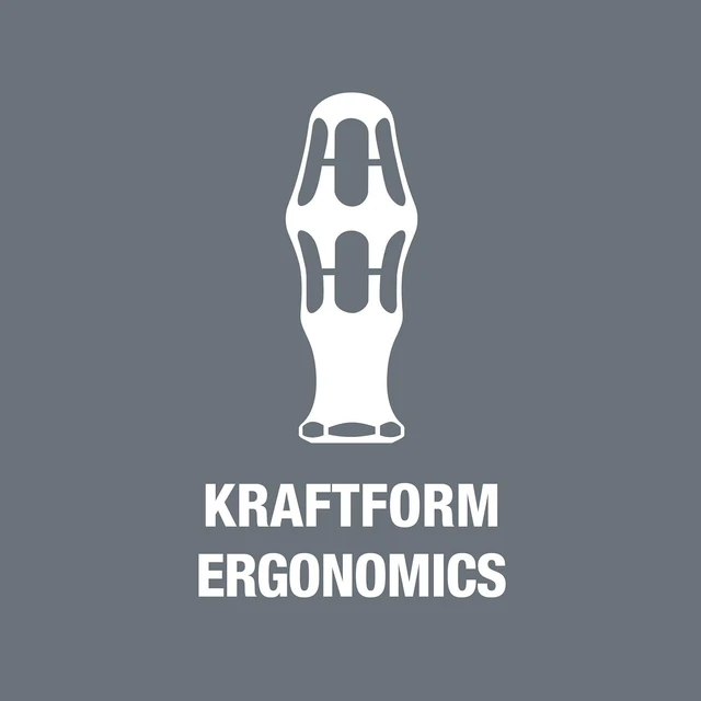 Alt view image 7 of 7 - - 5018283001 932 S6 Screwdriver Set Kraftform Chiseldriver & Rack 6Piece