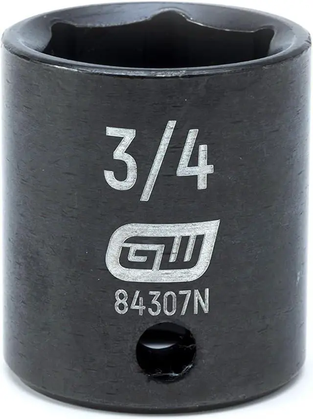 Alt view image 3 of 7 - GEARWRENCH 8 Pc. 3/8" Drive 6 Pt. Standard Impact Socket Set, SAE - 84910N