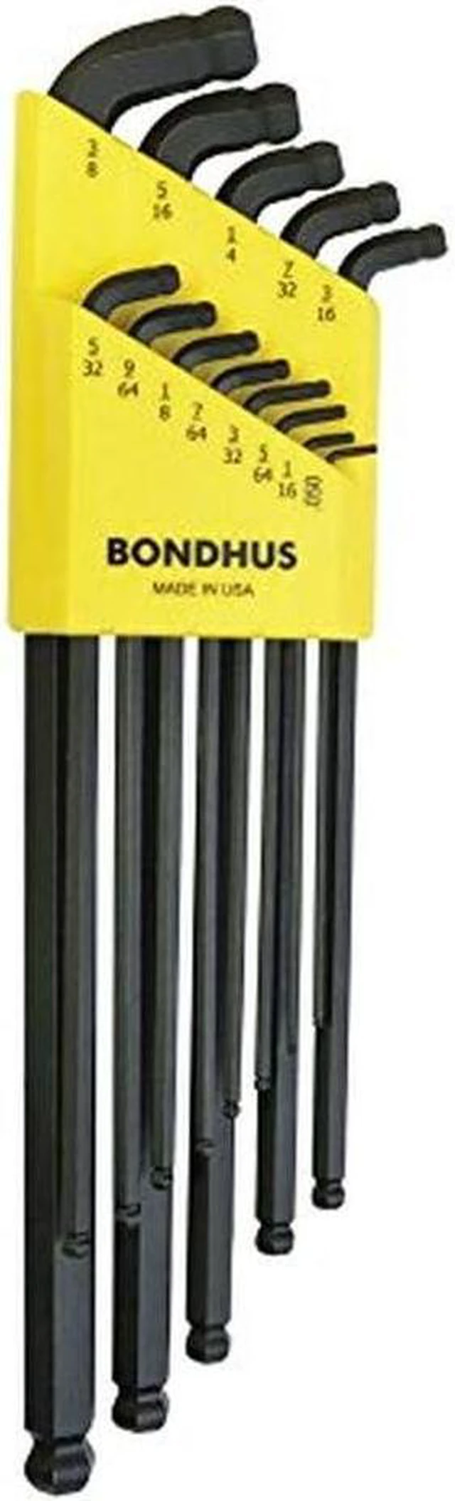 Main image of Set 13 Stubby Double Ball Inch L-Wrenches XL (.050-3/8")