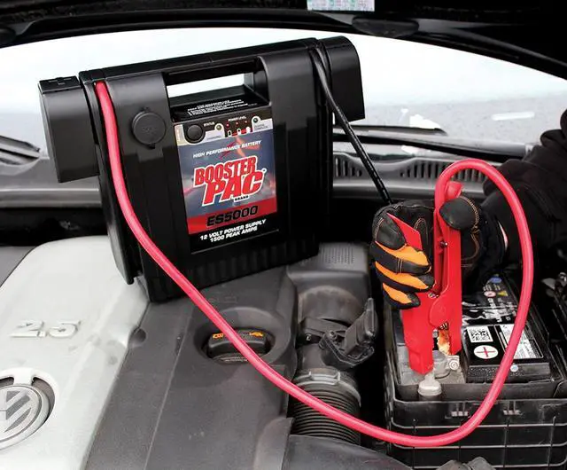 Alt view image 2 of 5 - Clore Automotive Booster PAC ES5000 1500 Peak Amp 12V Jump Starter