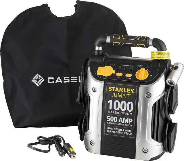 Alt view image 2 of 7 - Bag Cover for Stanley J5C09 Battery Jump Starter 1000 Peak/500 Instant Amps / J7CS 700 Peak/350 Instant Amps, 120 PSI Air Compressor