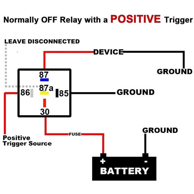 Alt view image 6 of 7 - 12V DC 5-Pin 40/30AMP Automotive Relay Kit, SPDT Trim & Tilt Power Relay