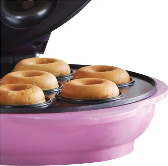 Alt view image 5 of 7 - Brentwood TS-250 Mini Donut Maker Machine, Non-Stick, Pink