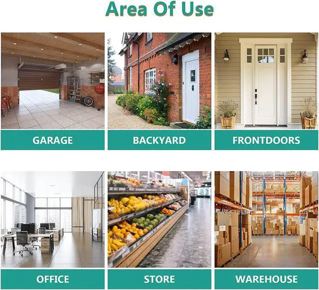 Alt view image 7 of 7 - WALI Dummy Fake Security CCTV Dome Camera with Flashing Red LED Light with Security Alert Sticker Decals (SDW-6), 6 Packs, White