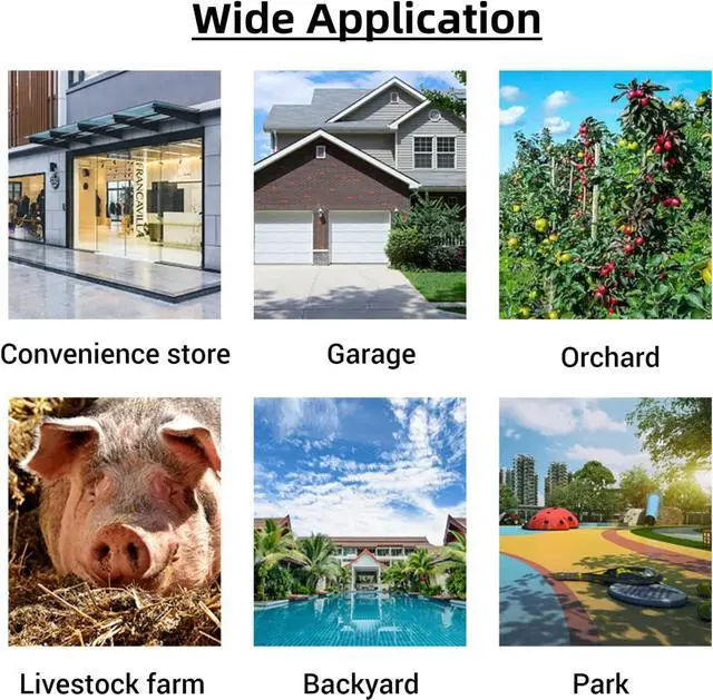 Alt view image 6 of 6 - F FINDERS&CO Solar Powered Fake Security Camera, Bullet Dummy Security Camera Surveillance System with Realistic Red Flashing Lights Indoor Outdoor (4 Black)