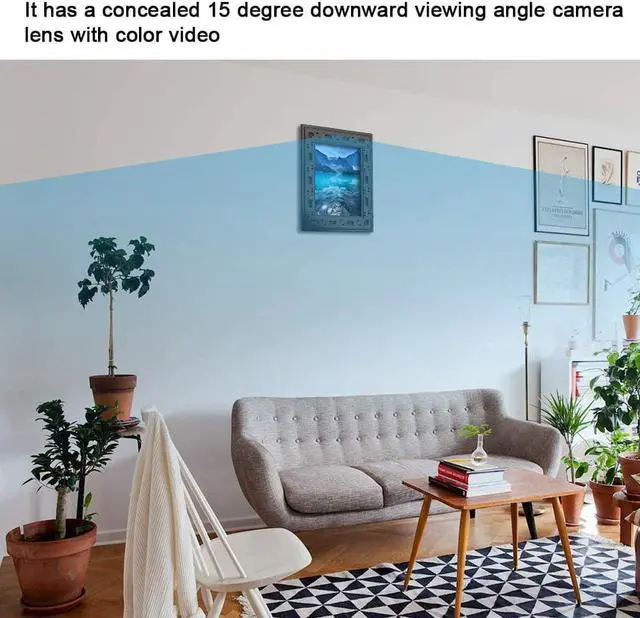 Alt view image 7 of 7 - Spy Camera Hidden WiFi Photo Frame 1080P Hidden Security Camera Night Vision and Motion Detect Wireless IP Nanny Camera with One Year Battery Standby Time and Instant Alerts to Smartphone (Video Only)