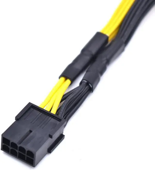 Alt view image 3 of 3 - 8Pin PCI-E Female to 3* 8Pin (6+2) Pin PCI-E Male Splitter Power Extension Cable for Graphics Card