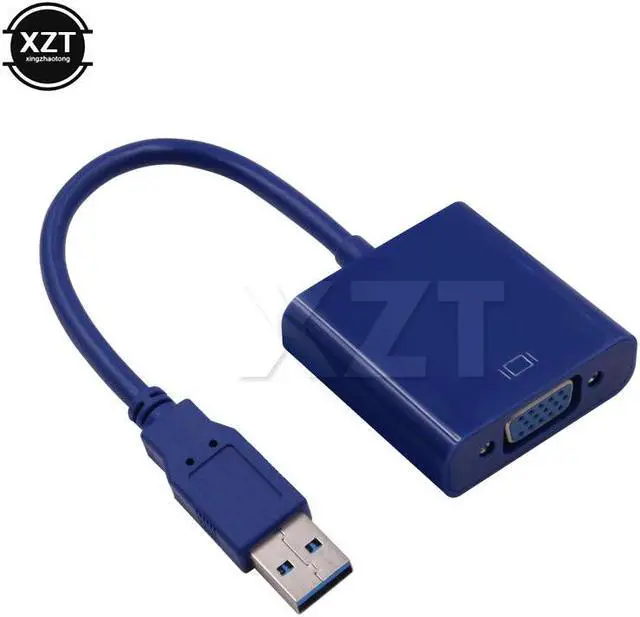Alt view image 6 of 6 - 1080P USB 3.0 to VGA 1920x1080p Multi-Display Video Graphic Card External Cable Adapter for Win 10 Desktop Laptop PC Monitor