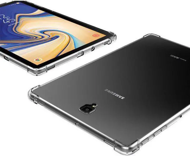 Alt view image 2 of 6 - Silicon Case For Samsung Galaxy Tab S7 FE 12.4'' 2021 SM-T730 SM-T733 SM-T736B Clear Transparent Soft TPU Back Cover