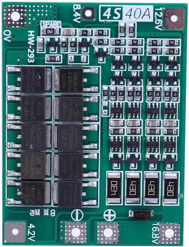 Main image of Li-ion Lithium Battery Charger Protection Board 18650 BMS Li-ion Lithium Battery Charger Module for Drill Motor(4S 40A Balance)