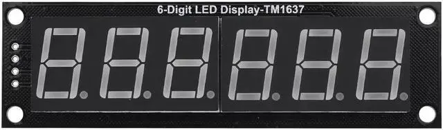 Main image of 0.56in LED Digital Tube Display Control Module TM1637 LED Display Tube Clock Module 6-Digit 7-segment