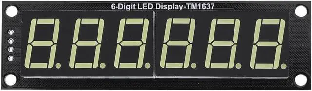Main image of 0.56in LED Digital Tube Display Control Module TM1637 LED Display Tube Clock Module 6-Digit 7-segment