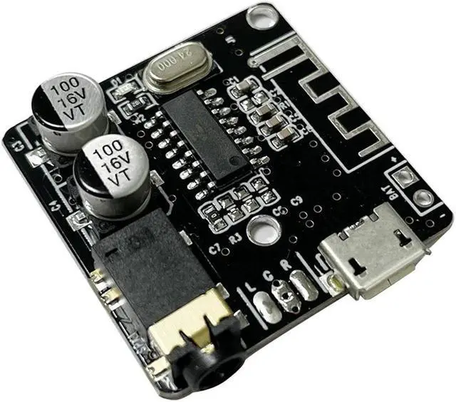 Main image of Stereo Audio Amplifier Bluetooth-Compatible 4.1 Bluetooth-compatible Audio Receiver Board 3.7-5V Car Speaker Amplifier BT5.0