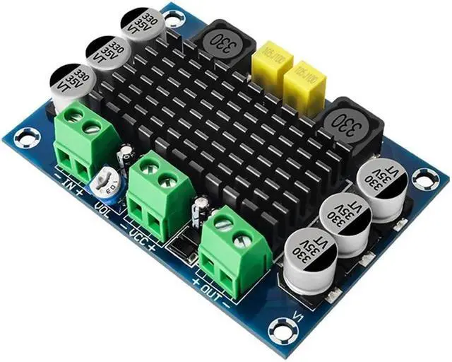 Main image of XH-M542 Digital Power Amplifier Board Fast Heat Dissipation TPA3116D2 Mono Channel Audio Amplifier Short Circuit Protection