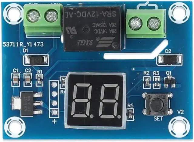 Main image of XH-M662 Countdown Timer Module 1-60minutes/1-24h Countdown Timing Delay Switch Module LED Display Adjustable for Motor Control