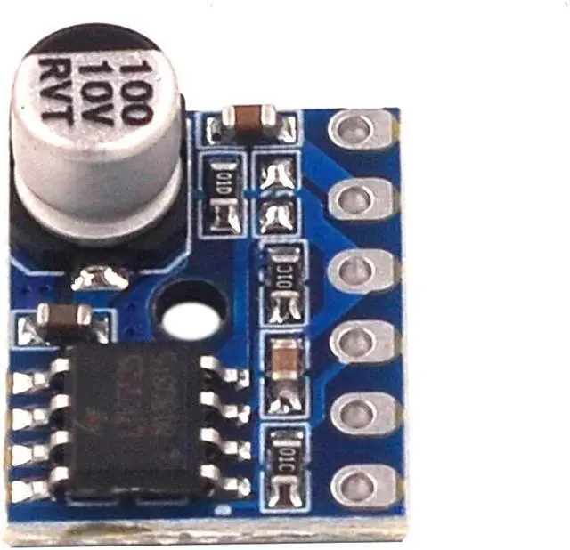 Main image of 5128 Digital Power Amplifier Board Mono 5W Class D Audio Power Amplifier DC2.5-5.5V Low Distortion Low Noise for USB Speakers