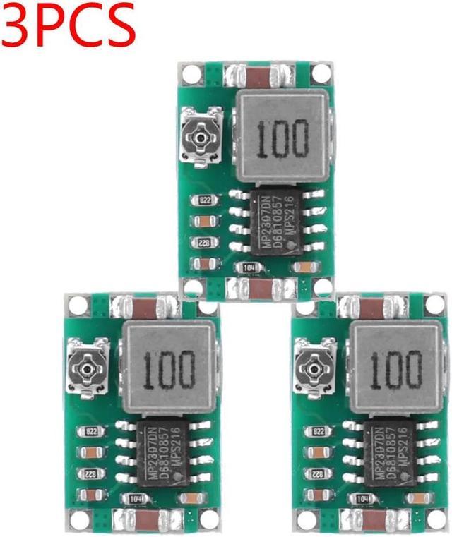 LM2596 DC-DC Step-Down Module Input 25V-40V Output 1.25V-37V Electronic  Voltage Stabilizer 3A Buck Converter With Displa(3PCS)