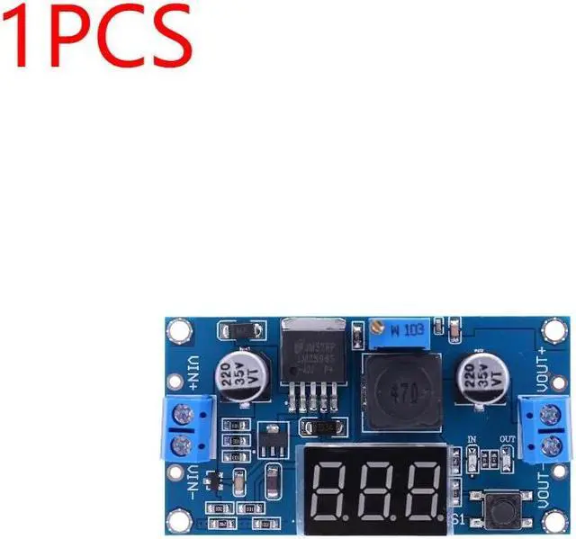 Main image of LM2596 DC-DC Step-Down Module Input 25V-40V Output 1.25V-37V Electronic Voltage Stabilizer 3A Buck Converter With Displa(1PCS)