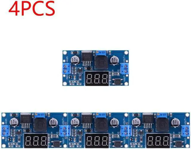 Main image of LM2596 DC-DC Step-Down Module Input 25V-40V Output 1.25V-37V Electronic Voltage Stabilizer 3A Buck Converter With Displa(4PCS)