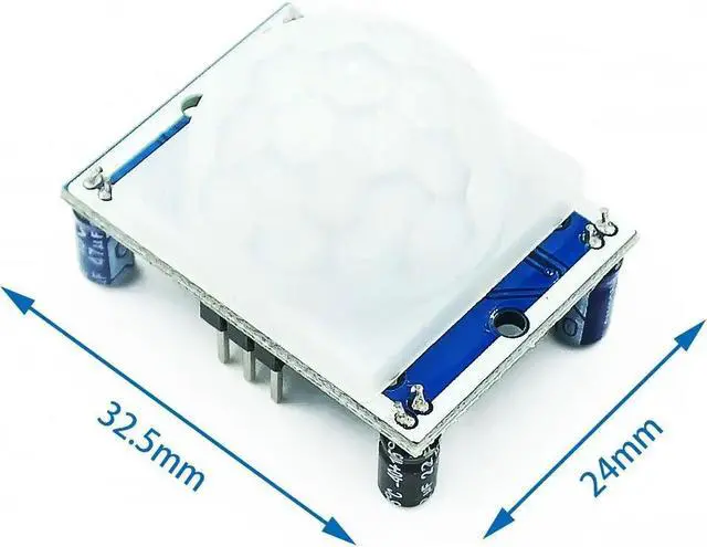 Main image of 1pcs HC-SR501 Adjust IR Pyroelectric Infrared PIR Motion Sensor Module(Blue)