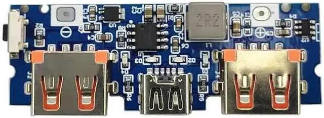 Main image of Lithium Battery Charger Board LED Dual USB 5V 2.4A Micro/Type-C USB Mobile Power Bank 18650 Charging Module