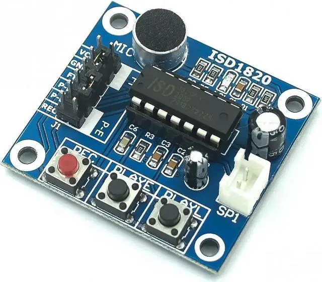 Main image of 1pcs ISD1820 Voice Recording Recorder Module With Mic Sound Audio Loudspeaker