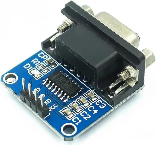 Main image of MAX3232 RS232 to TTL Serial Port Converter Module DB9 Connector MAX232