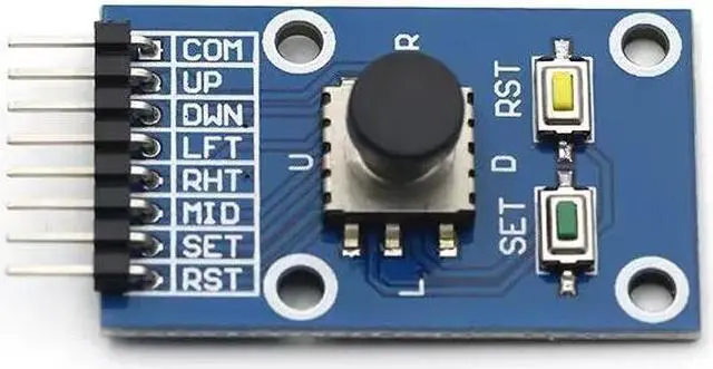 Main image of Five Direction Navigation Button Module 2.0V-9.0V MCU AVR Game 5D Rocker Joystick Independent Keyboard