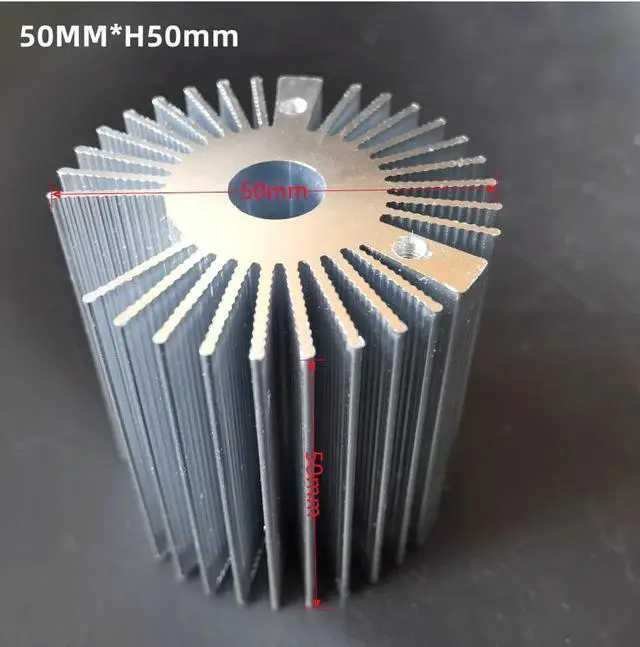 Main image of 50x50mm Aluminium Heat Sink for 20W 30W 50W 100W High Power COB LED Light