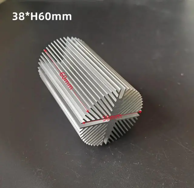 Main image of 38x60mm Aluminium Heat Sink for 20W 30W 50W 100W High Power COB LED Light