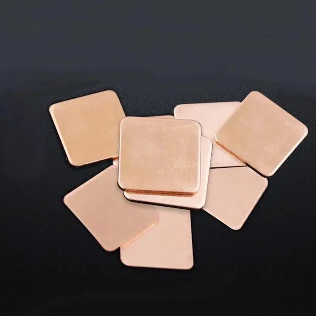 Main image of Heat Dissipation Copper Plate 15 * 15mm Thermal Conductivity Pure Copper Heatsink(1.5mm)