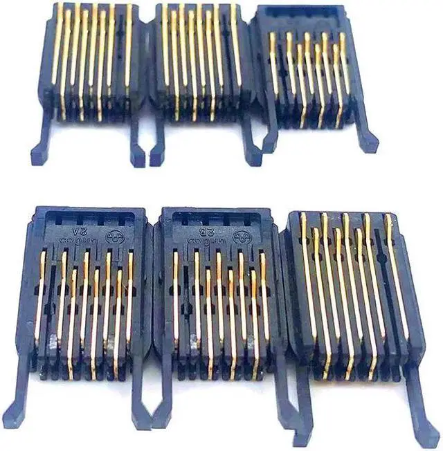 Alt view image 2 of 5 - 6Pcs Ink cartridge board contact fits Forepson-1430  EP-4004 1400 R260 R390 RX580 RX590 R270 1410 R265 R360 1500 R380 1390 R330